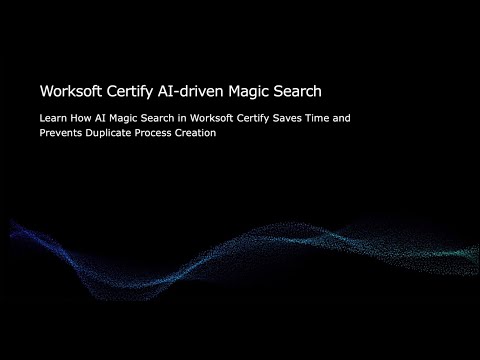 Worksoft Certify AI-Driven Magic Search