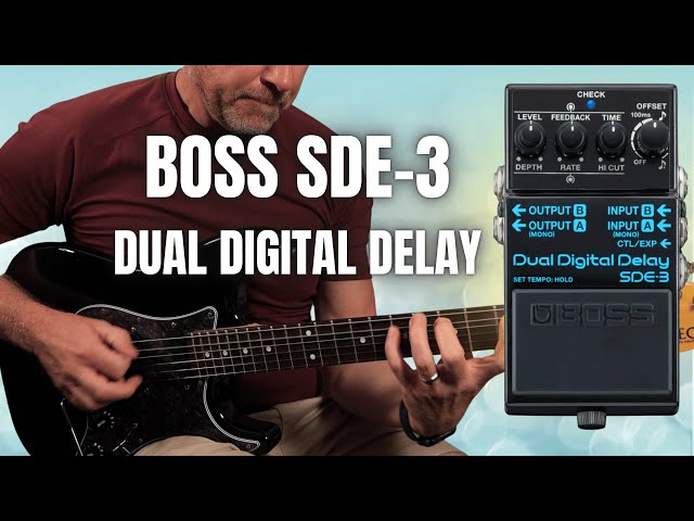 Boss SDE-3 - Awesome New Boss Delay! - YouTube