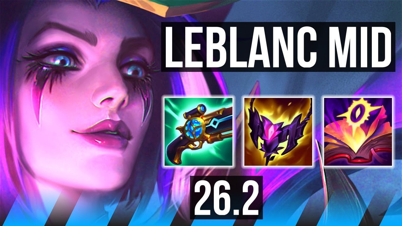 LEBLANC vs AKALI (MID) | 8k gold comeback | KR Master | 26.2