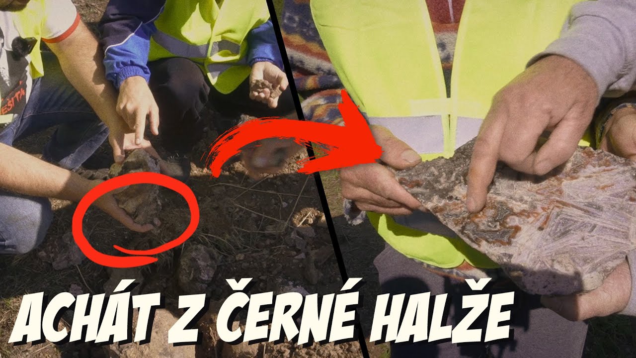 Černá Halže - Achát z prvního bagrování