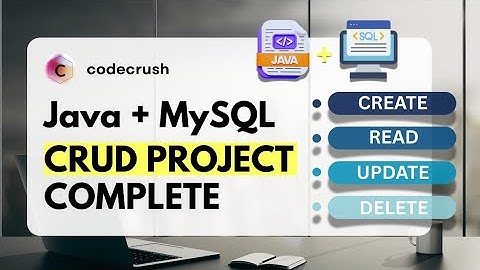 JDBC CRUD Operations In Java | Java Mini Project | MySQL | Employee Management System
