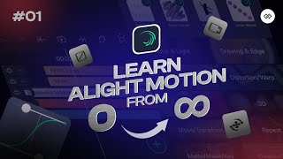 01. Project creation | Learn alight motion from zero to infinity.