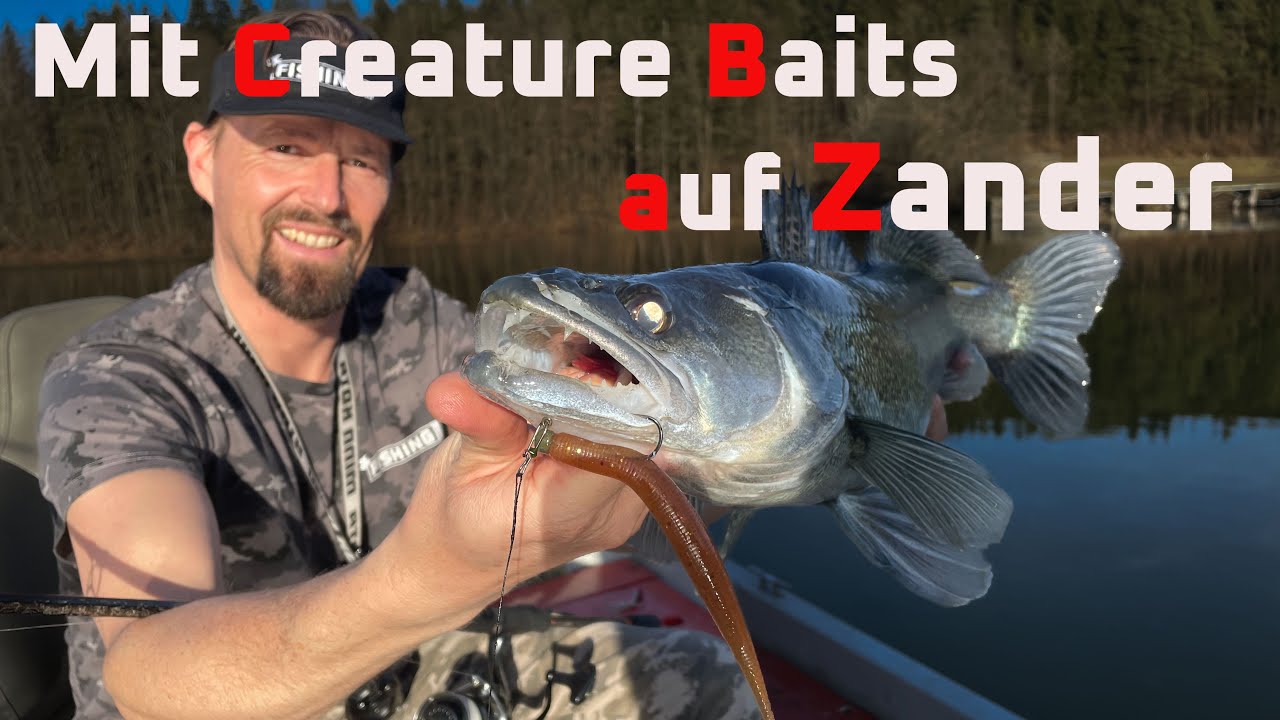 Richtig auf Zander angeln mit Creature Bait FPS - Fishingprofi - YouTube