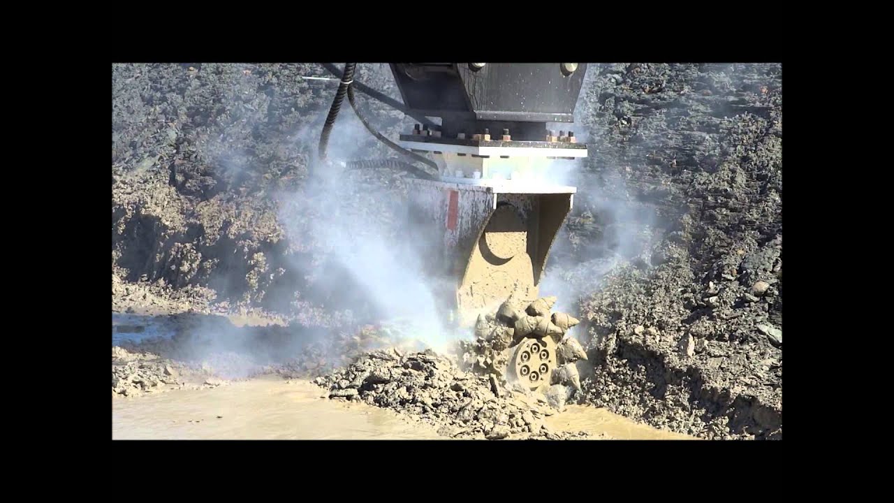 Drumcutters + ER15003XL cutting limestone in Illinois YouTube