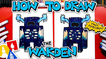 How To Draw The Warden From Minecraft