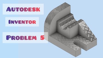 Autodesk inventor problem 5 in | Isometric view | Technical drawing | Engineering drawing