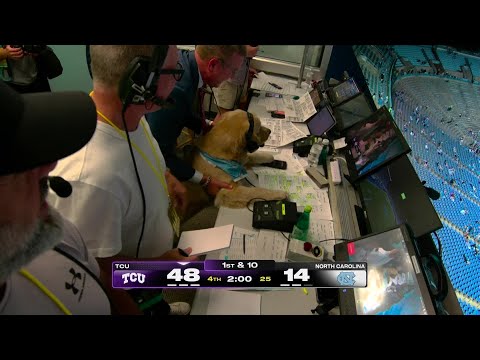 Peter Herbstreit joins the call of TCU vs. UNC in the 4th quarter 🐕 | ESPN College Football