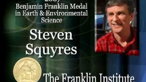 Steven W.  Squyres - 2007 Laureate of the Franklin Institute in Earth and Environmental Science