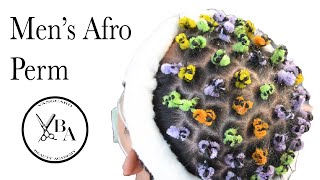 How to do Afro Perm | How to do Men&#39;s Perm