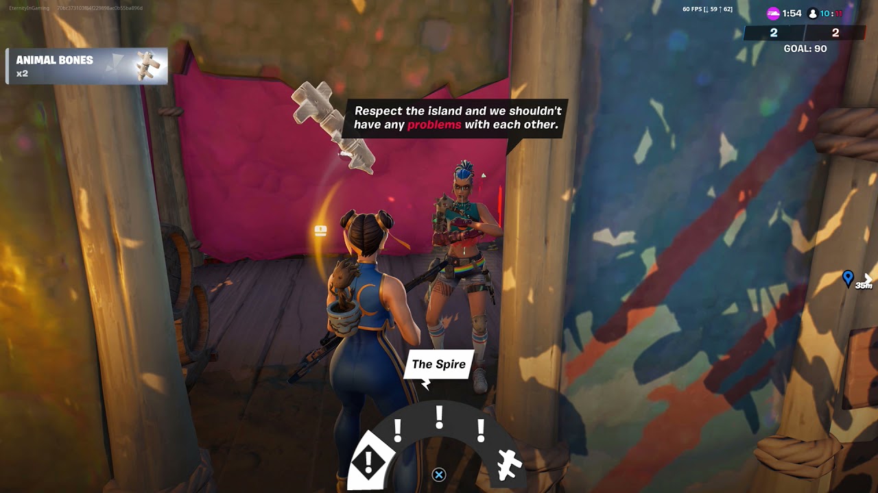 Gather information on Raz from Tarana Lara Croft Rebirth Raven Cluck or Cobb - Fortnite