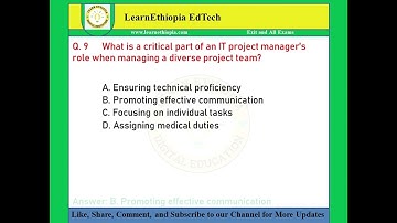 Health Informatics Project Management | Model Exit Exam Questions for Health Informatics Exit Exam