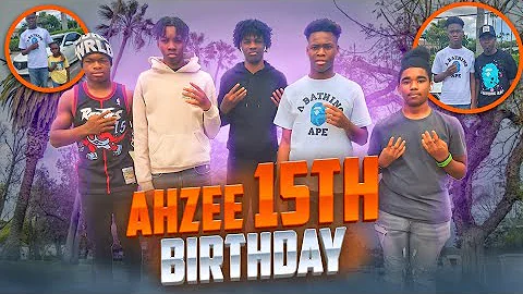 WE SURPRISED AHZEE FOR HIS 15TH BIRTHDAY!!!