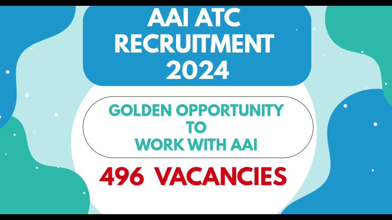 AAI ATC 2024 RECRUITMENT II 496 VACANCIES😍 II WHAT TO DO NEXT ?🤔 YouTube