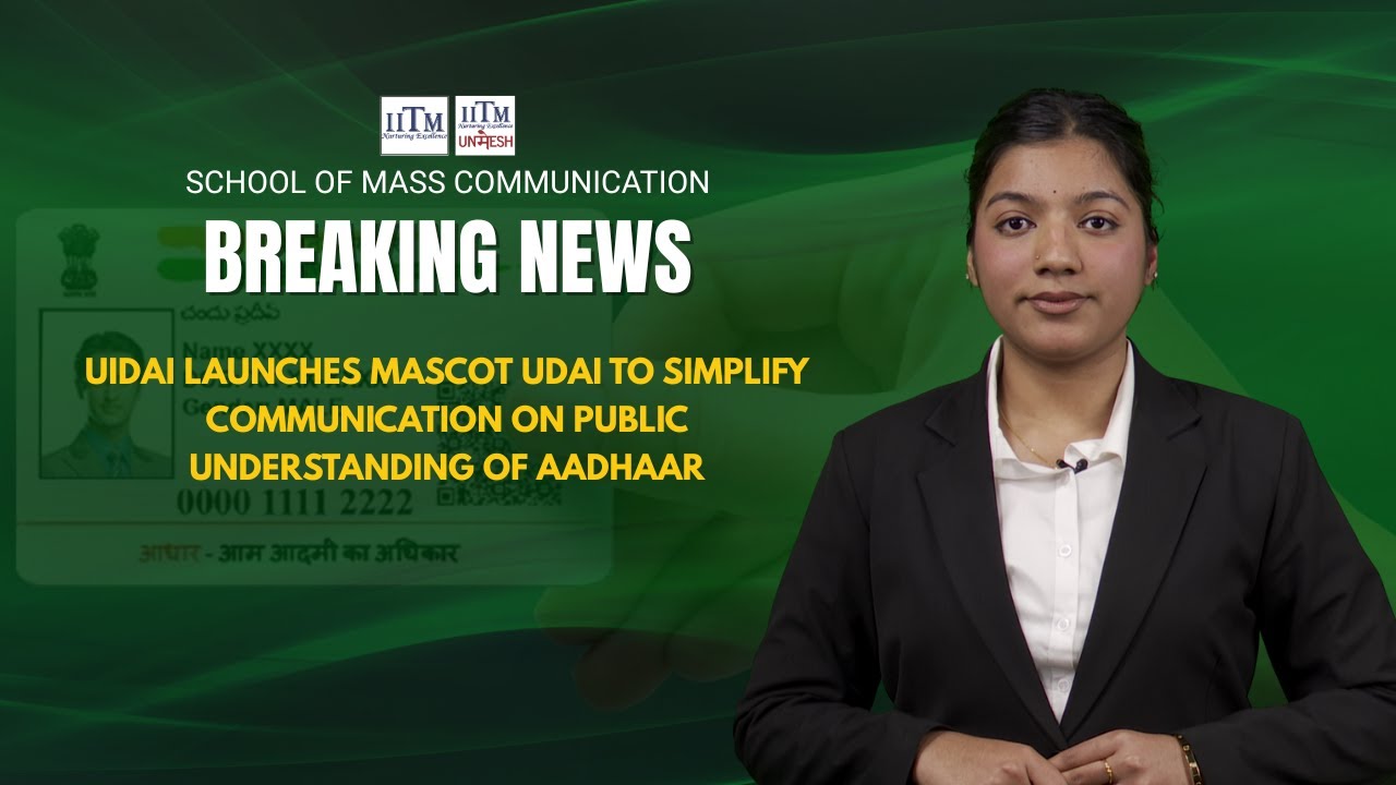 Uidai Mascot UIDAI launches mascot Udai for better understanding of Aadhaar | IITM ...