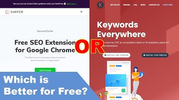Comparing Keyword Surfer to Keywords Everywhere - Which is Better?