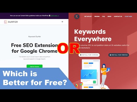 Comparing Keyword Surfer to Keywords Everywhere - Which is Better?
