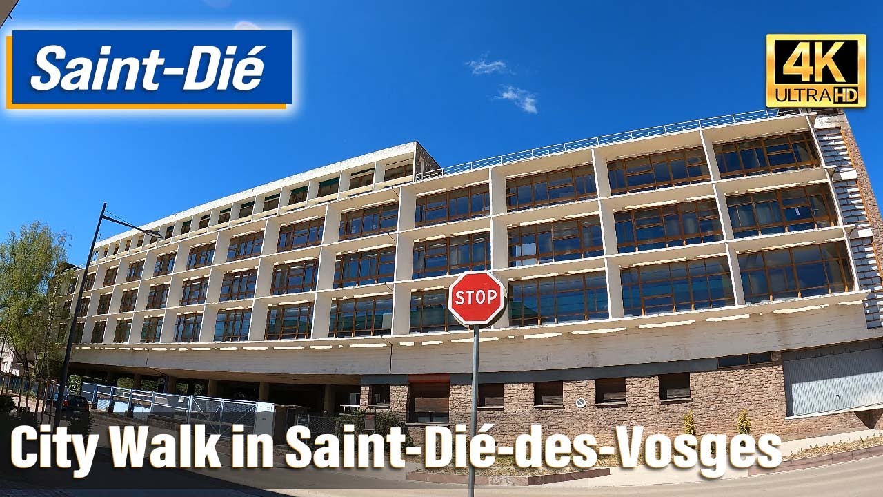 Saint Dié des Vosges -Interesting village in France