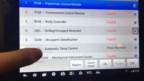 Autel scan tool ABS test