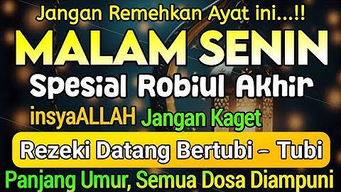 Putar Ayat ini Di Bulan Rabiul akhir - Segala Hajad Dikabulkan, Rezeki Mengalir Deras, Aamiin