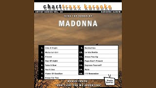 La Isla Bonita (Karaoke Version in the style of Madonna)