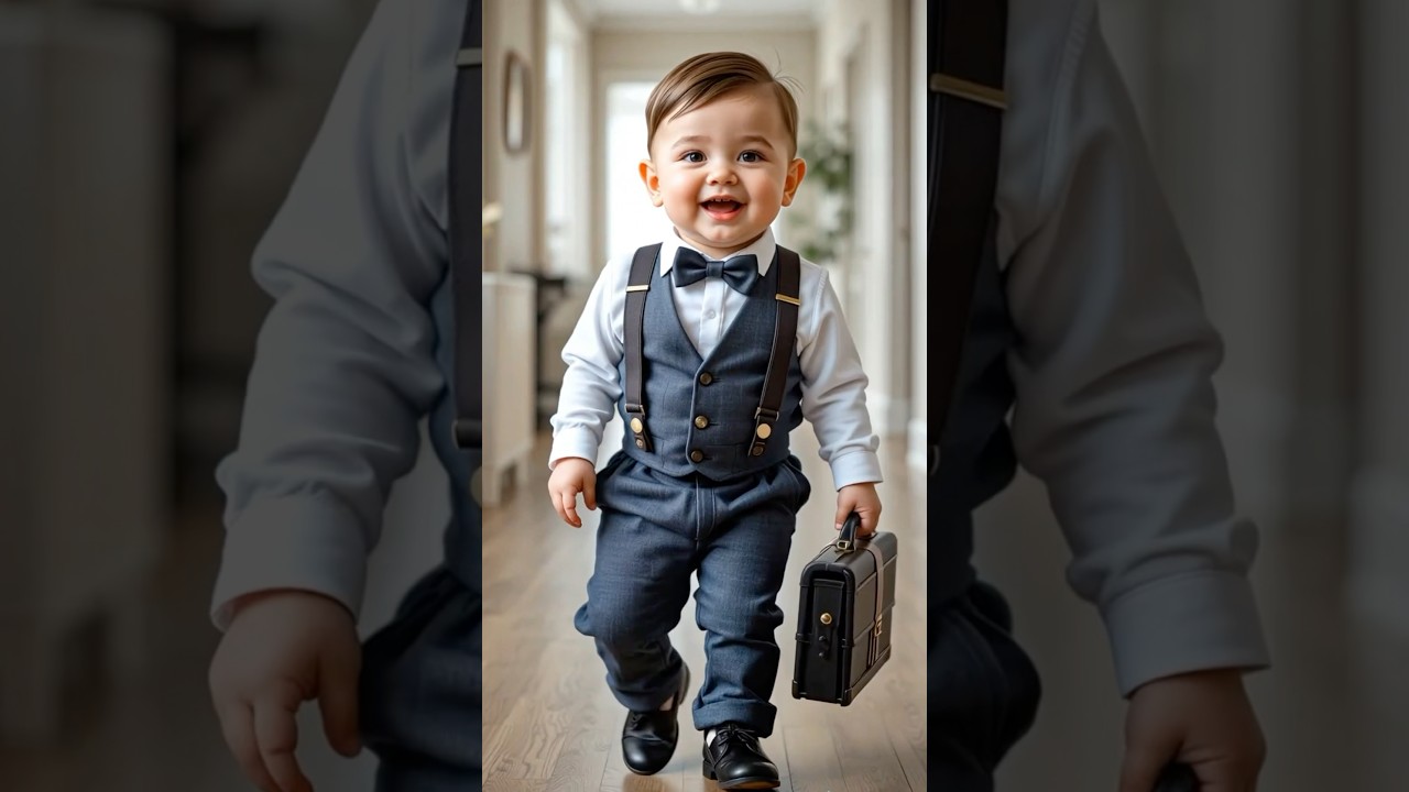 "Stylish Confident Babies Walking | Cute Baby Fashion Show 2025 👶✨" 