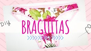 Cómo hacer BRAGUITAS con un retal de tela | Ropa interior Mujer DIY | Underwear