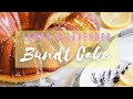 Lemon and lavender bundt recipe  easy european desserts  olive oil cake