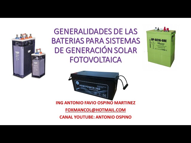 Baterías Solares AGM - Novum Solar