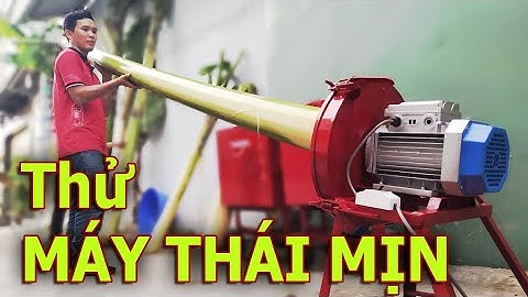 Chạy thử máy thái chuối mịn giao giao bác Toàn Đồng Nai l Máy thái chuối Mịn TAKYO