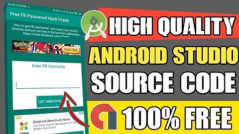 Best Professional High Quality App Source Code Firebase || FREE Android Studio Source Code