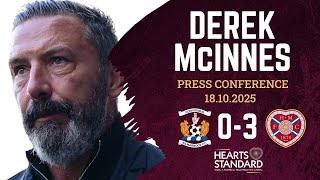 Derek Mcinnes Kilmarnock 0-3 Hearts I Want Us Just To Be Obsessed With Winning