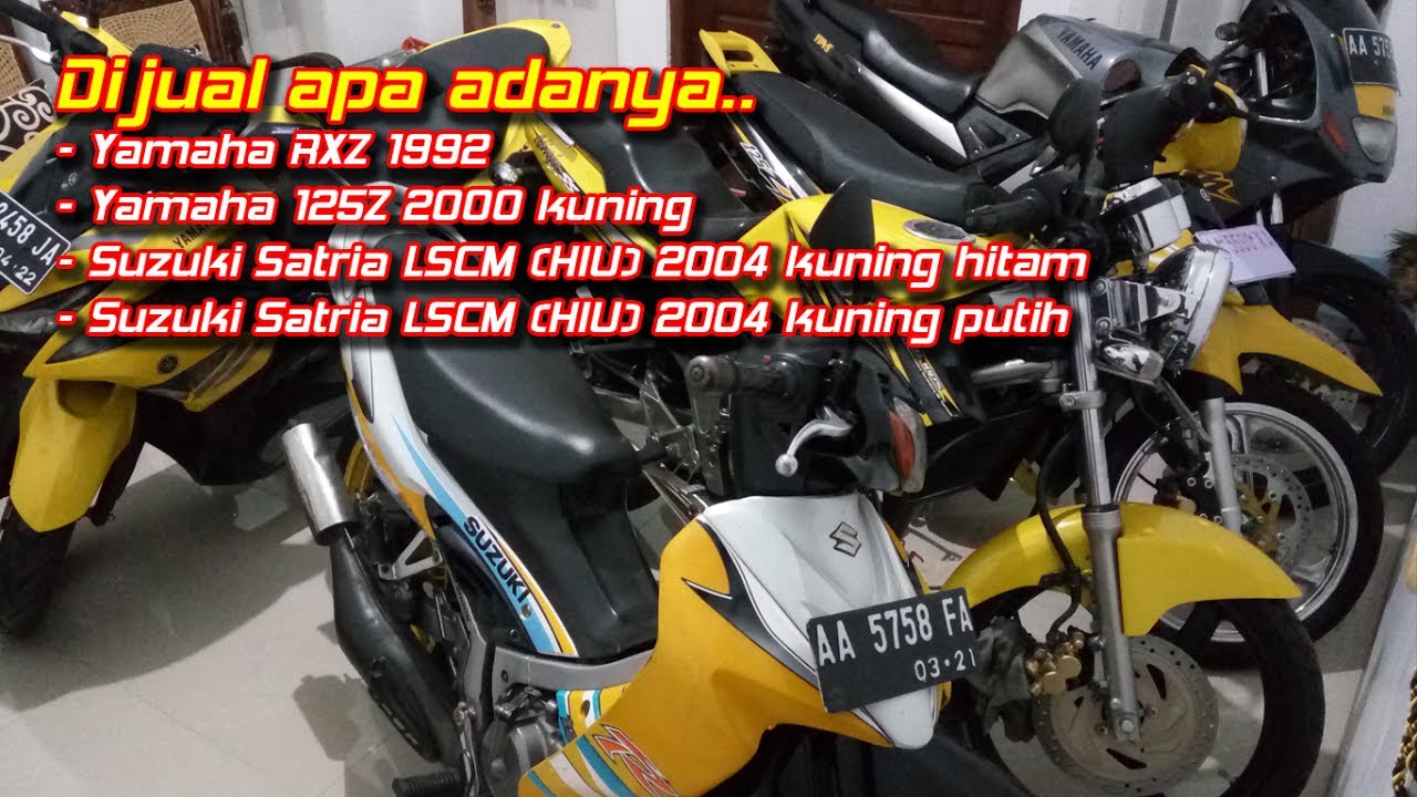 Dijual 125z Rxz Satria Hiu Aji VAS Magelang YouTube