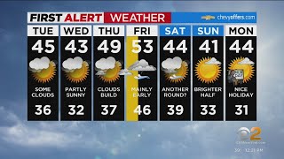 First Alert Weather: Partly cloudy Tuesday