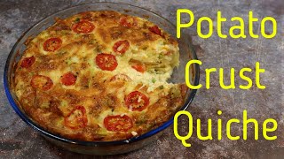 Gluten-Free Potato Crusted Vegetable Quiche | Easy & Delicious Alternative