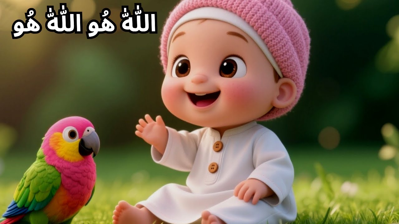Islamic Poem, Peaceful Islamic Lullaby for Sleep,Baby Zikr, Bedtime Nasheed, Allah Hoo Allah Hoo 145