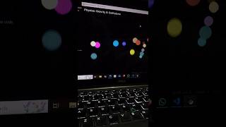 Gravity &amp; Collisions in Python - Pygame Physics 🚀 #2026 #coding #python #pygame #physics