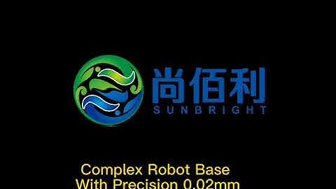 Complex Robot Base  precison of 0.02mm by CNC precision Machining.