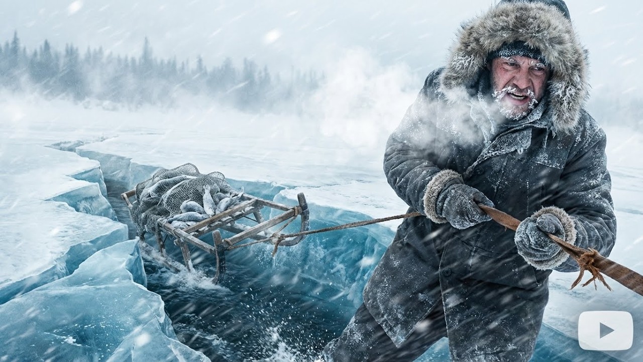 5,000kg Ice Harvest: Defying Siberia’s Deep Freeze | An Arctic Hunter’s Lone Journey