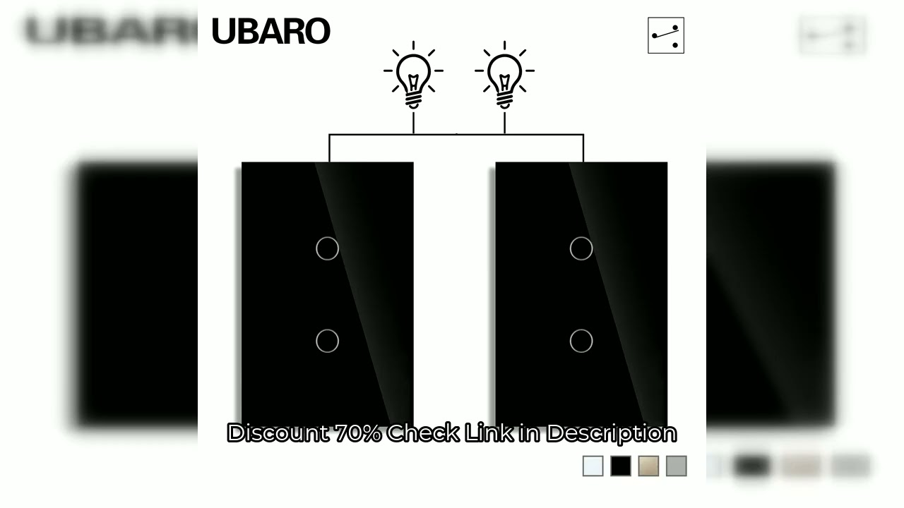 118*75mm 100-240Vac Touch Switch 2gang 2Way Black Luxury Glass Panel Stairs Cross Sensor Switches Be