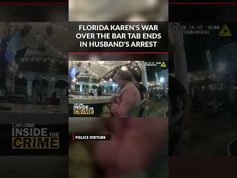 Florida Karen's War Over the Bar Tab Ends In Husband's Arrest #Shorts