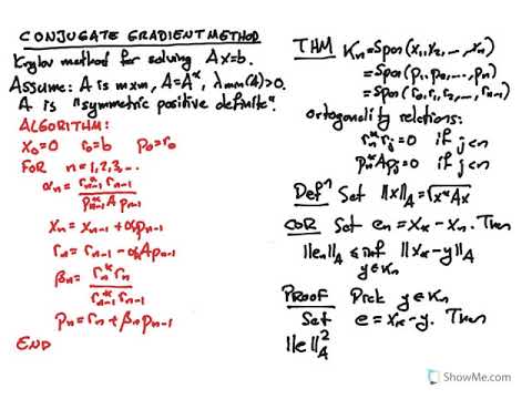 Conjugate Gradients - YouTube
