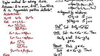 Conjugate Gradients