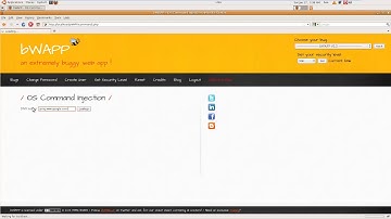8 - bWAPP Tutorials - OS Command Injection