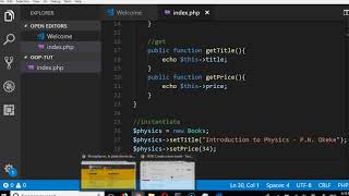 OOP tutorial   4   How to instantiate a class  in object oriented programming in PHP