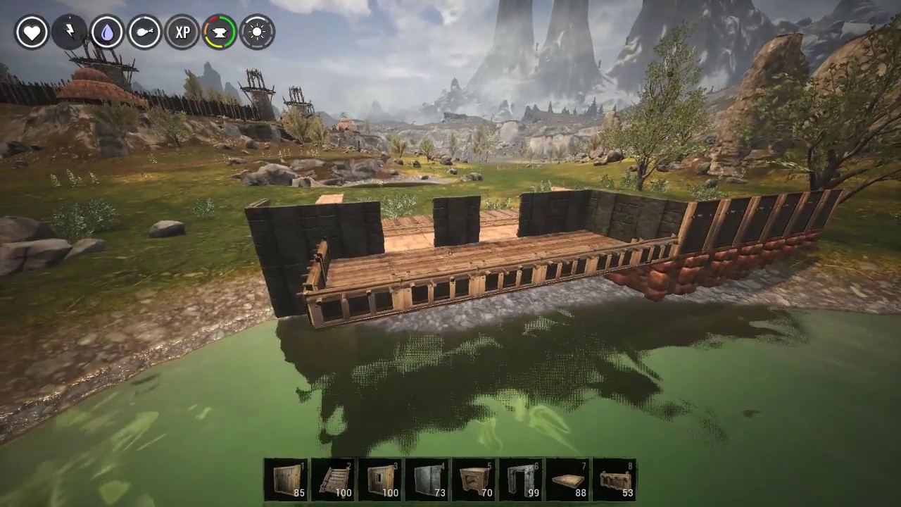 Conan Exiles - Building in the Frozen North (no annoying talking) LIVE ...