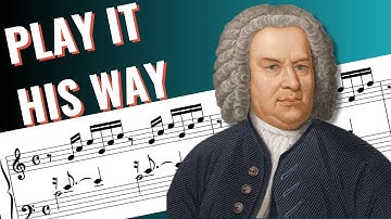 How to play Bach