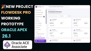 Oracle APEX 26.1 Enterprise Workflow ERP Project | FlowDesk PRO Prototype Demo
