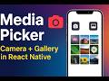 React Native Media Picker 📸 | Select Images &amp; Videos from Camera or Gallery
