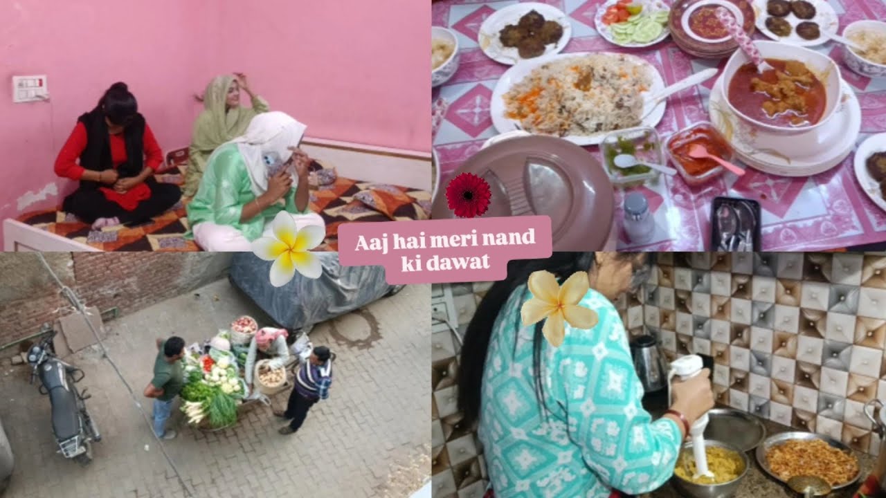 Aaj hai meri nand ki dawat 🎀✨