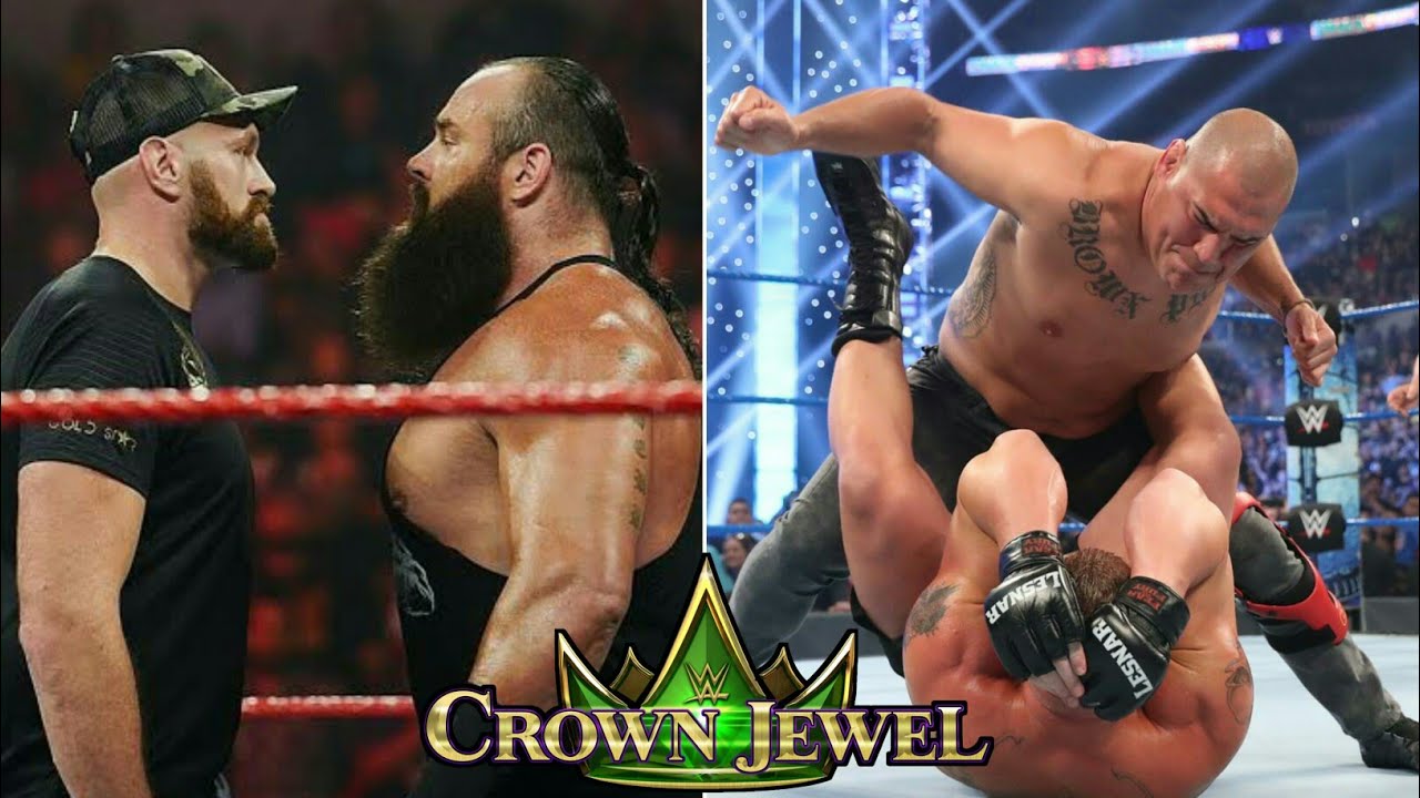 WWE Crown Jewel 2019 Braun vs Tyson,Brock Vs Cain Velasquez Highlights Matches,Result